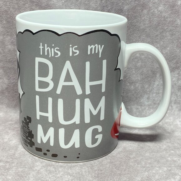 Primitives by Kathy Bah Hum Mug 18 oz Ceramic Angry Elf Christmas Coffee Cup - Picture 3 of 10